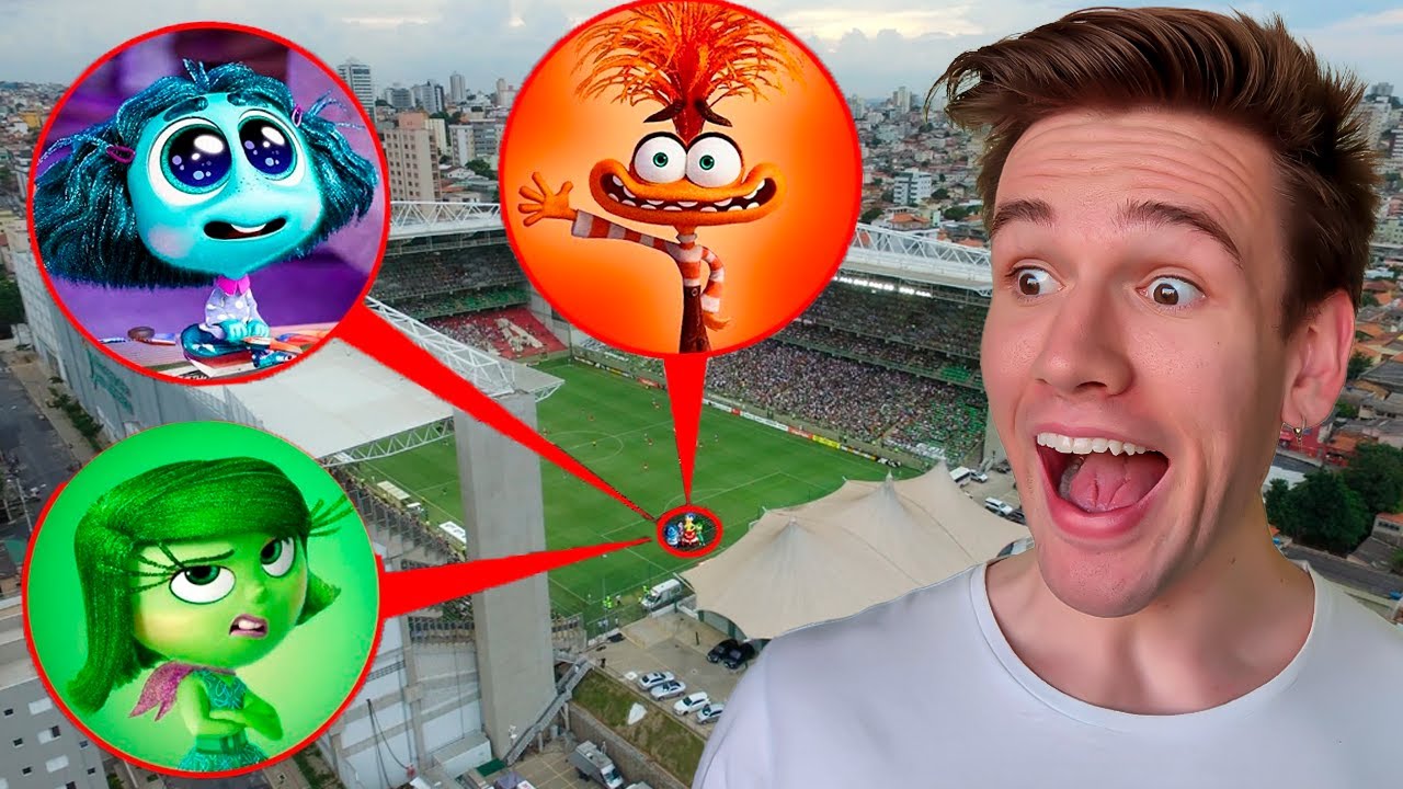 ENCONTRAMOS OS PERSONAGENS DE DIVERTIDA MENTE 2 NA VIDA REAL