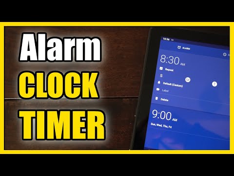 How to Set an Alarm, Stopwatch or Timer on FIRE HD 10 Tablet (Fast Method)