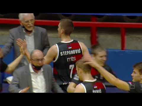 Aleksa Stepanović with a vicious two-handed SLAM (MZT Skopje Aerodrom - Sloboda Užice, 22.1.2021)