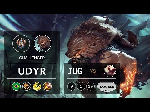 Udyr Jungle vs Lee Sin - BR Challenger Patch 9.23