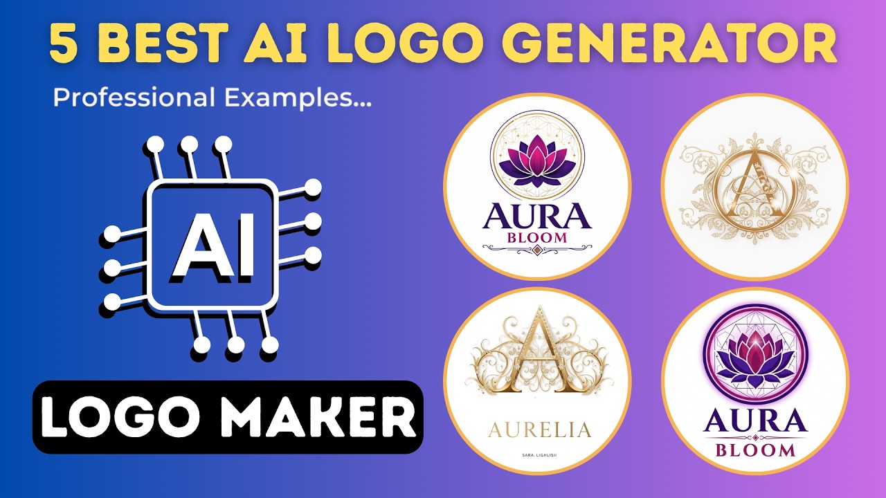 Free Ai Logo Maker Sites - 5 Best Ai Logo Generator tools | Create Professional 3D Logo Design