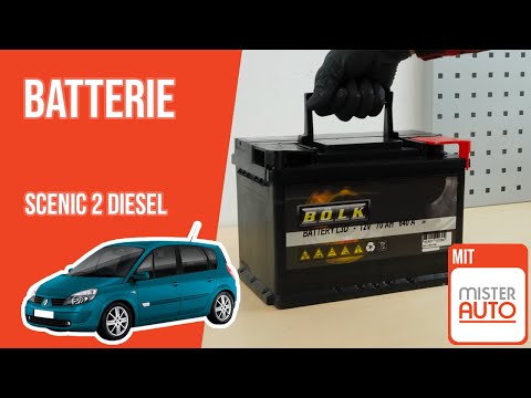 Batterie wechseln Scenic 2 1.9 dCi 🔋