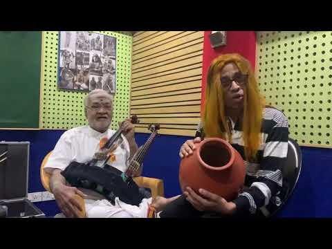 L. Shenkar with Rajhesh Vaidhya Shiva Conservatory of Fine Arts 2020