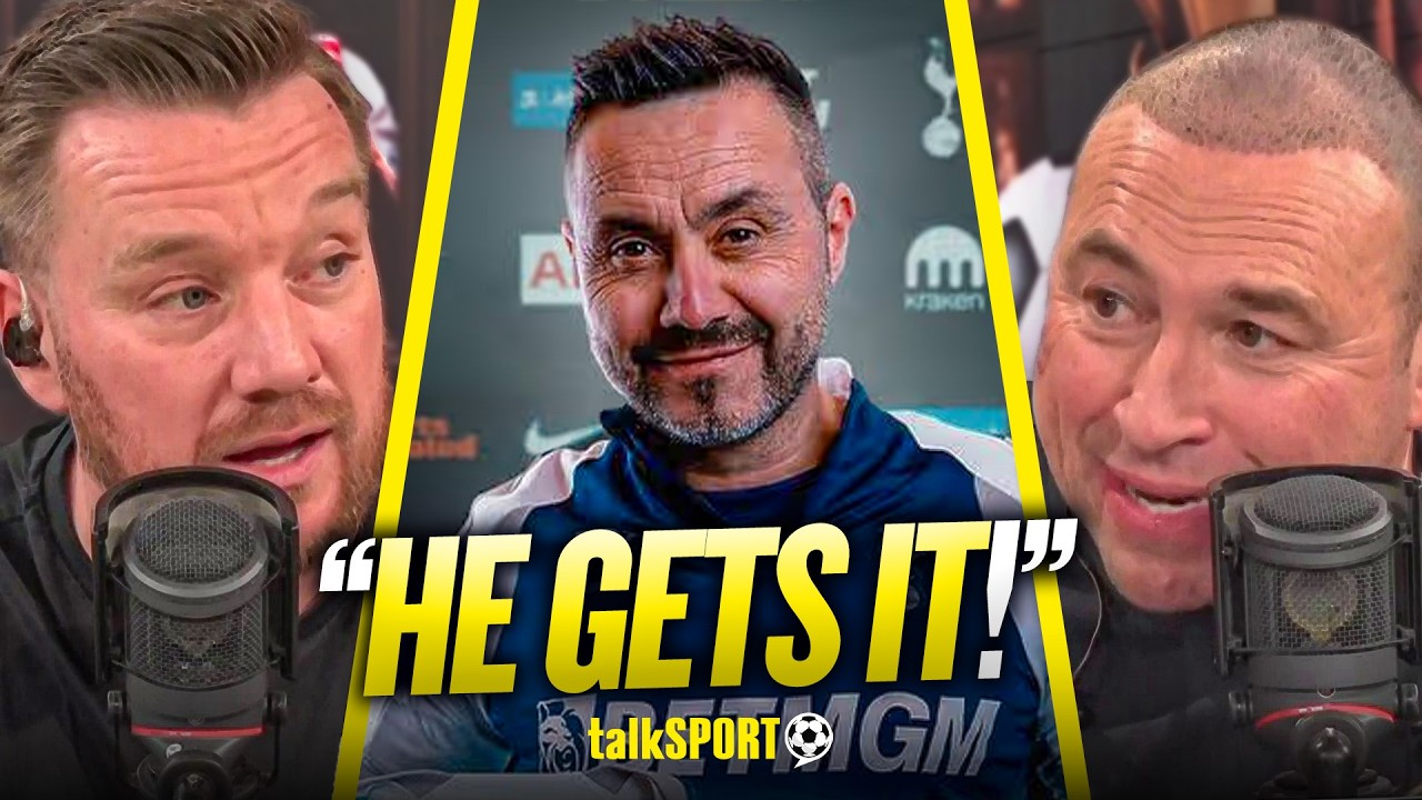 "NOT WITH DE ZERBI!" Jamie O'Hara BELIEVES Roberto De Zerbi will SAVE Spurs from RELEGATION!