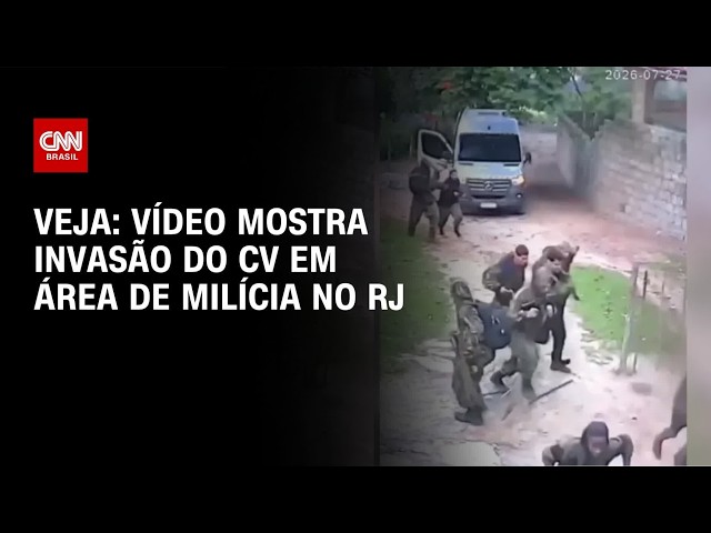 Comando Vermelho tenta invadir área dominada pela milícia no Rio; veja imagens | CNN 360°