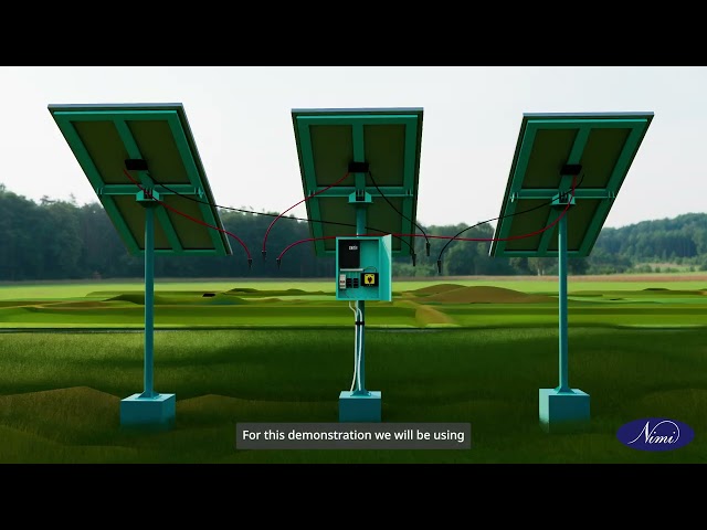 Install and commission a solar water pump