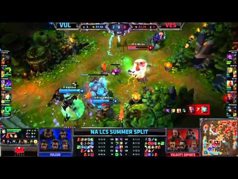 VUL vs VES   NA LCS W1D2 Highlight