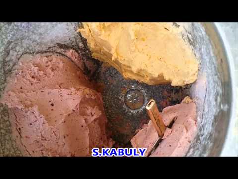 Afghan Style Ice Cream in Mazar e Sharif , Afghan Food - شيريخ وطنی \ شهر مزار شريف