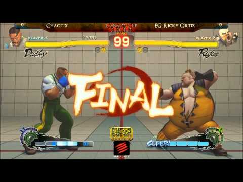 Canada Cup 2013 Pool Loser's Finals cHaotix (Dudley) vs EG Ricky Ortiz (Rufus) SSFIV AE 2012