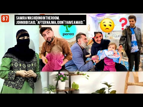 Samira was hiding in the room. John Bibi said, "After Najma, I don't have a maid."