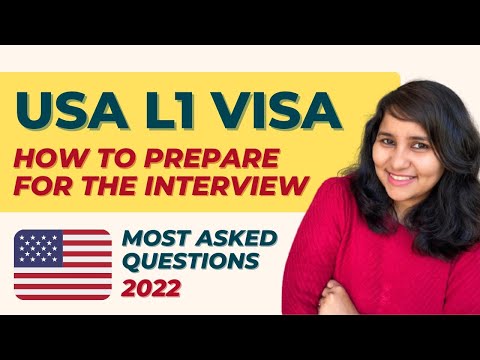 What questions are asked in an L1 visa interview in India?