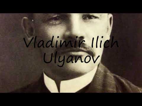 How to Pronounce Vladimir Ilich Ulyanov?
