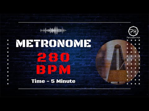280 BPM Metronome | 5 Minute