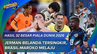 Download lagu 2026 World Cup Round of 32 Full Results: Brazil-Morocco Advance, Germany-Netherlands Eliminated mp3