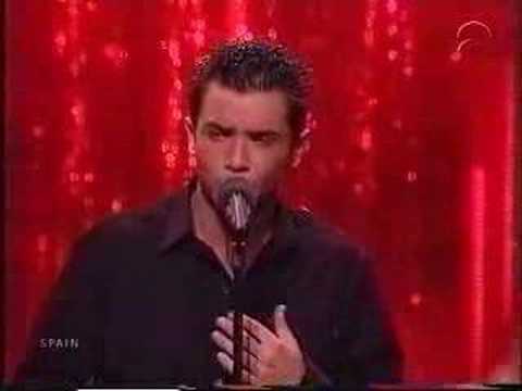 Eurovision 2001 Spain David Civera-Dile que la quiero