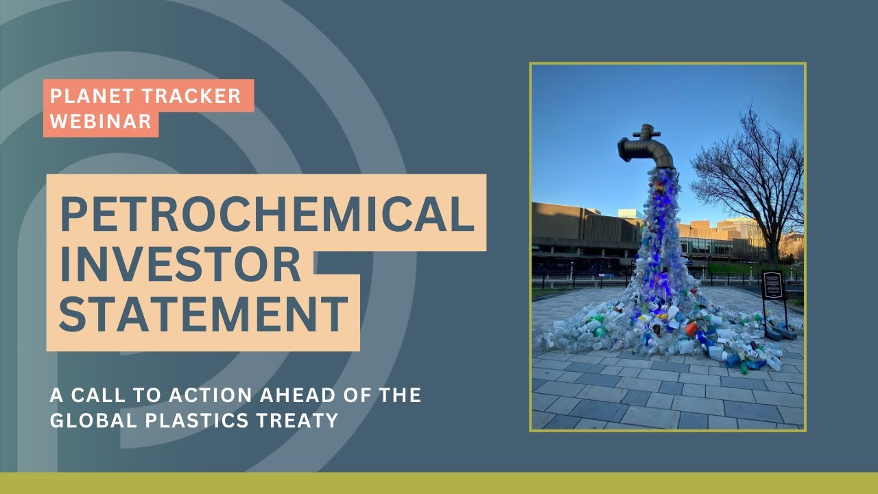 The Petrochemical Investor Statement: A Call to Action Ahead of the Global Plastics Treaty