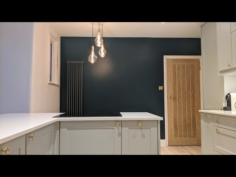 Modern Kitchen Renovation - Oak Doors, Tall Radiator, Bathroom & Kitchen Makeover, Home Renovation