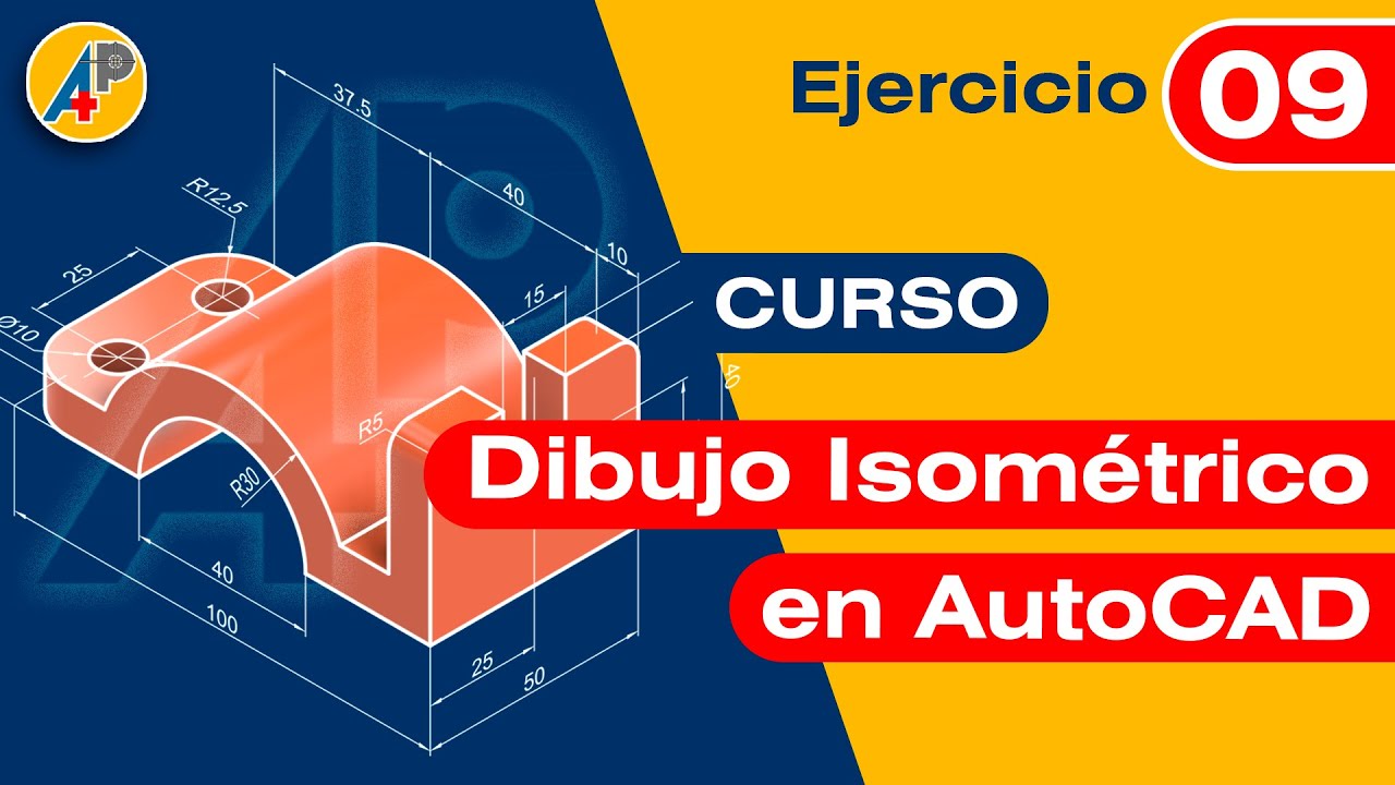 Draw Isometric in AutoCAD - Exercise 09