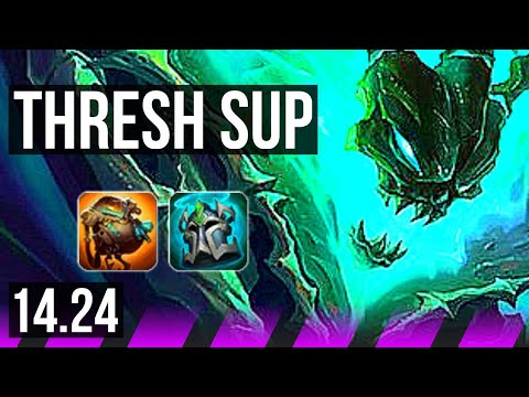 THRESH & Jinx vs NAUTILUS & Kai'Sa (SUP) | KR Diamond | 14.24