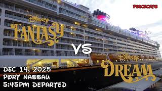 Disney Dream & Fantasy Horn Battle(include a handmade new horn) when depart from Nassau. 12/14/2025