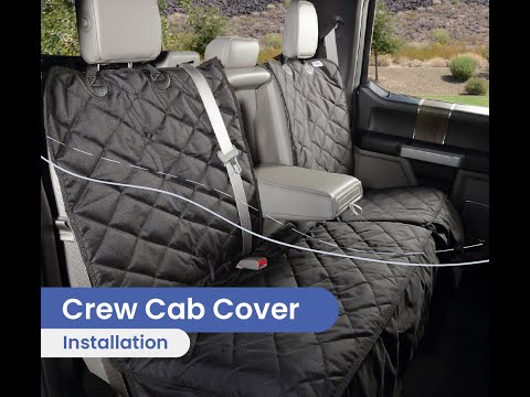 4Knines Crew Cab Truck Seat Cover Install video