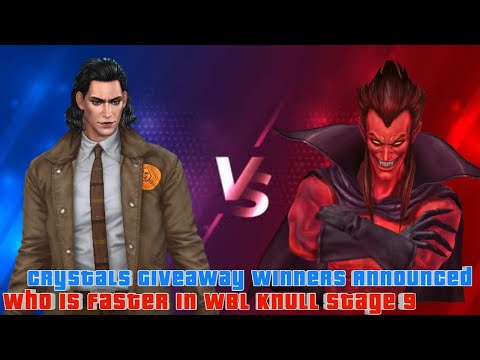 Giveaway Winners & TVA Loki vs Mephisto WBL Stage 9 Knull Challenge CTP Rage Marvel Future Fight