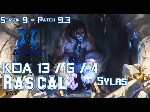 KZ Rascal SYLAS vs YORICK Top - Patch 9.3 KR Ranked
