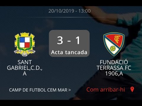 CE SANT GABRIEL - TERRASSA FC