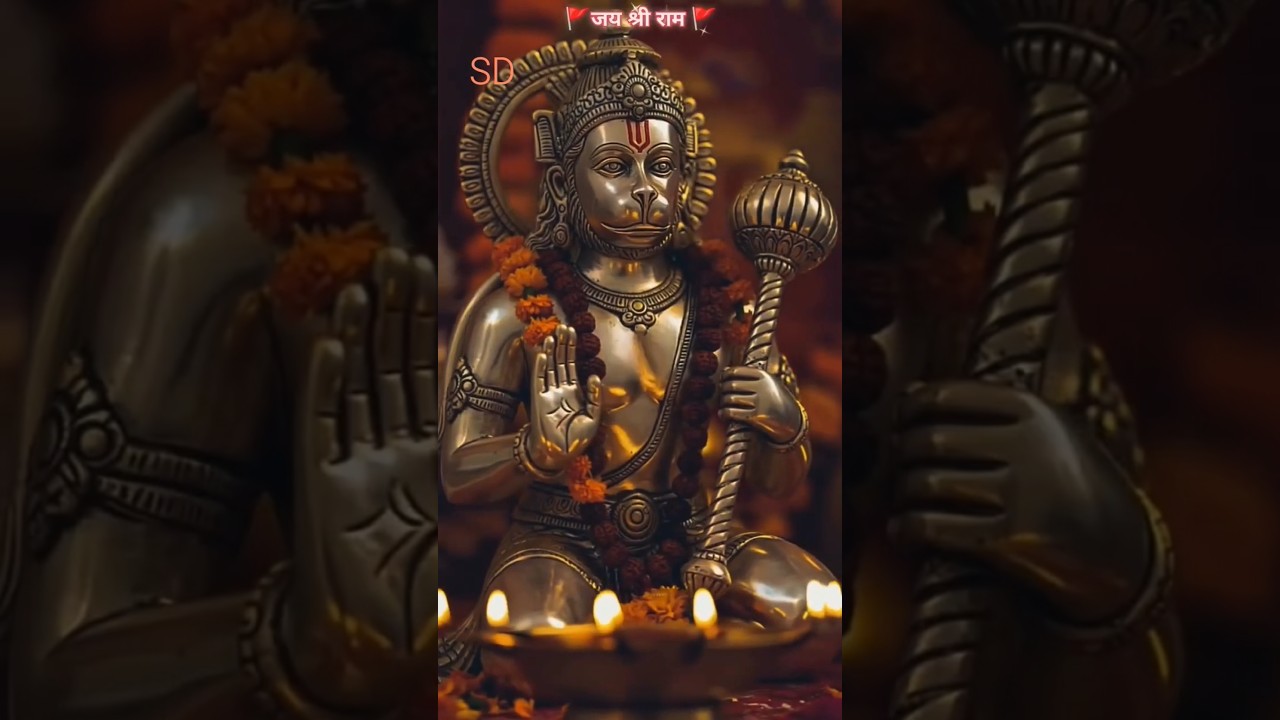 🙏संकट मोचन हनुमान जी के चमत्कारी दर्शन🙏🚩 #hanuman #jaishreeram #bajrangbali #shortsfeed #viralshorts
