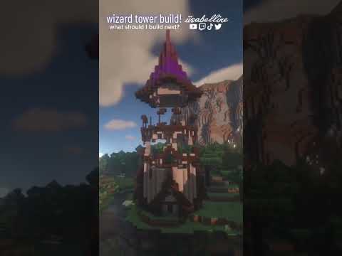 Minecraft Wizard Tower Build