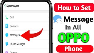 OPPO Message Settings | OPPO a3s Message Settings | OPPO Message Setting | OPPO Message Problem