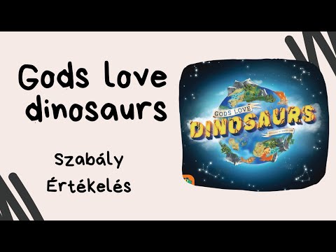 Az istenek szeretik a dínókat: Gods love dinosaurs társasjáték játékbemutató és szabályismertető - Társasozz Okosan!