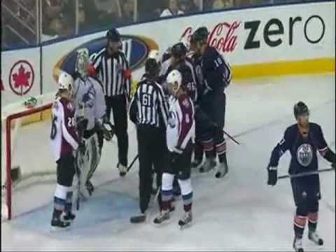 Ethan Moreau Flattens Ryan Wilson 10/27/2009