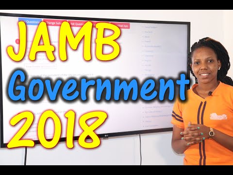JAMB CBT Government 2018 Past Questions 1 - 20