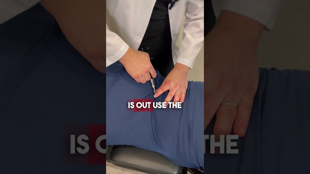 Activator Adjustment Method #chiropractic #chirocare #backpainrelief #chiro #chiropractor