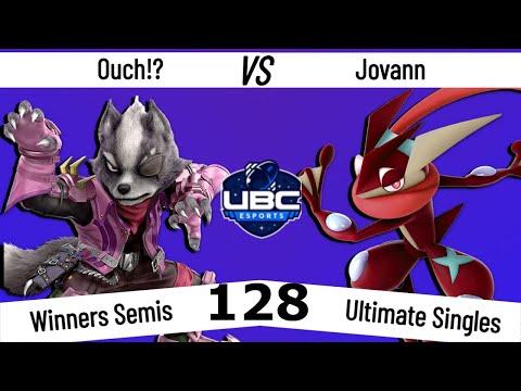 UBC Weekly #128 - Winners Semi Final - Ouch!? (Wolf) Vs. Jovann (Greninja) - SSBU