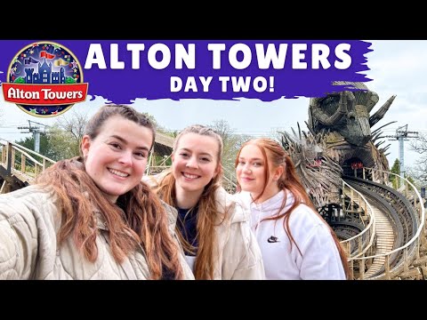 ALTON TOWERS VLOG! DAY 2: A Full Theme Park Day & Hotel Entertainment | April 2024