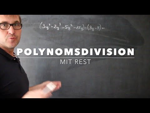 Wie rechne ich eine Polynomdivision mit Rest? | Division eines Polynom