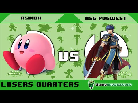 Sm4sh @ GU (Loser's Quarters): HSG PugWest (Marth) vs Asdioh (Kirby)