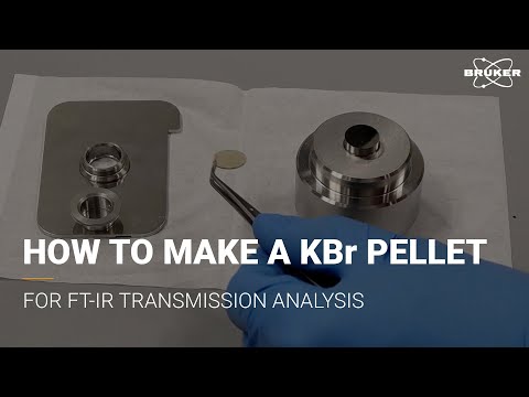 How to make a KBr pellet | FT-IR Spectroscopy | Transmission Analysis