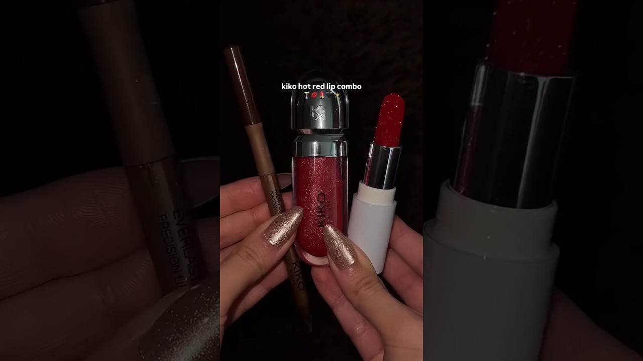 hot red lip combo *By anastasiia.boh* #makeup #shorts #trending