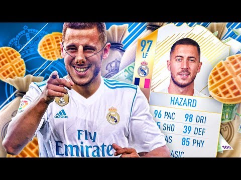 125 MILLION MAN?! THE REAL MADRID HAZARD! MADRID TRANSFER SQUAD FIFA 18 ULTIMATE TEAM