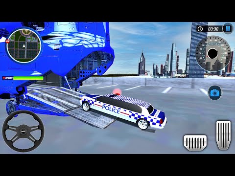 Police Limousine Transporter - Transport Truck Simulator - Android Gameplay