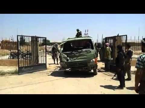 حركة أحرار الشام الإسلامية تغتنم مدفع 23 من حاجز أبو قصايب في تل حميس في ريف الحسكة