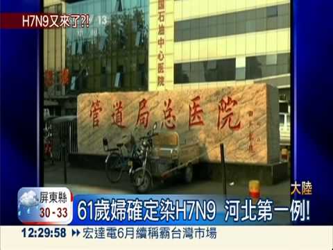 大陸河北第1例! 女子確定染H7N9