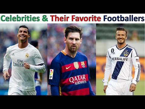 Bollywood Celebrities and their favorite footballers,Cristiano Ronaldo, Messi,Ronaldinho, robin vin