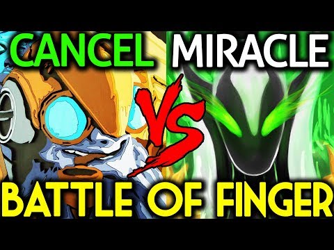 Battle of Fast Finger | Miracle- Rubick VS CanceL Tinker Dota 2 7.08