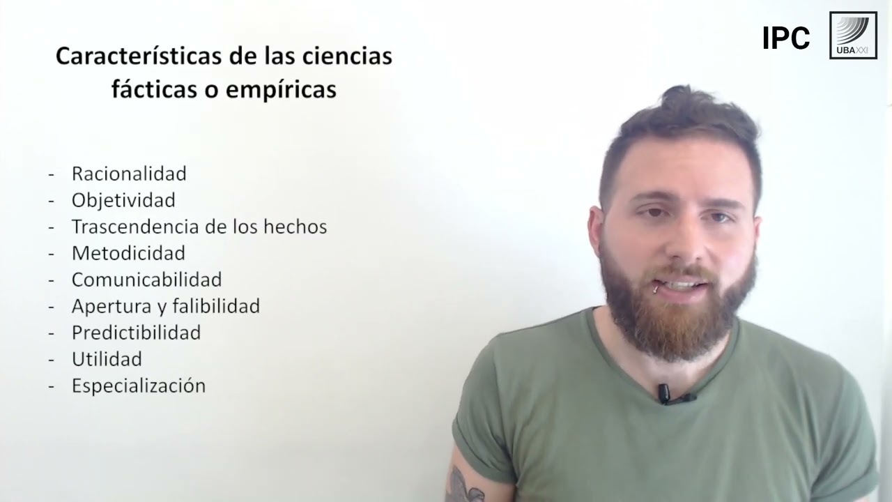 4. IPC: Características de las ciencias fácticas