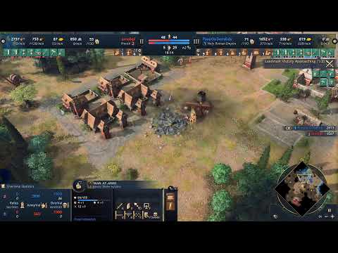 Age of Empires 4 Ranked Multiplayer French vs Holy Roman Empire Live Streaming 3 (2023/04/23)