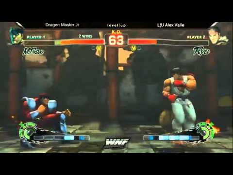 Dragon Master Jr (Bison) vs LU| Alex Valle (Ryu) AE 2012 @ WNF 03/07/13